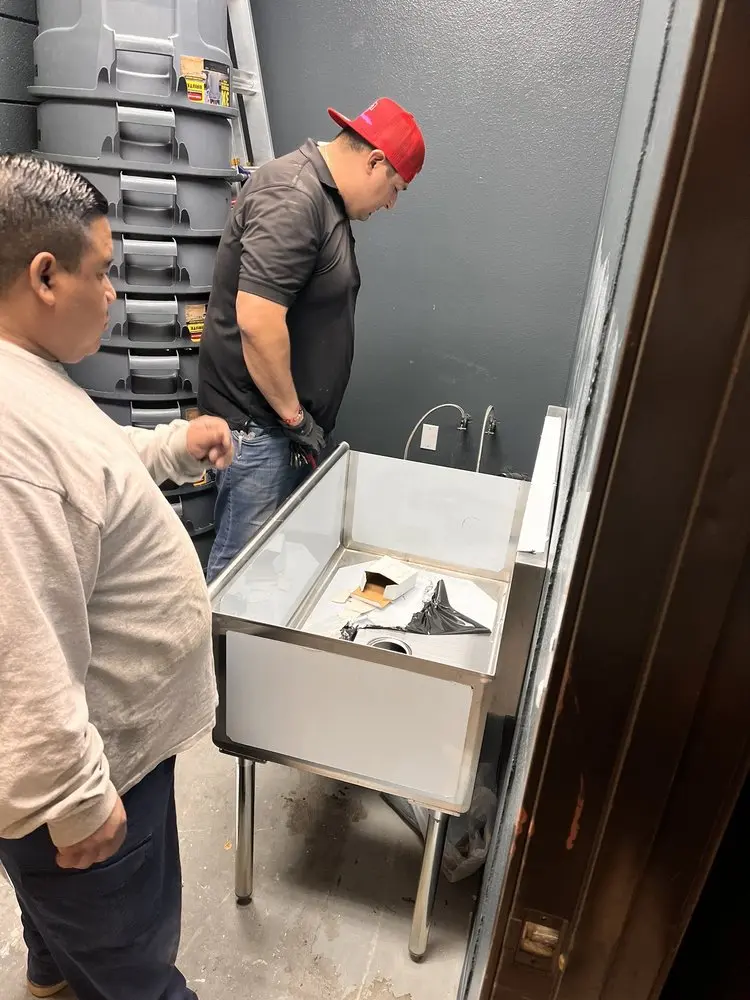 Commercial plumbing and sink installation in Big Spring
